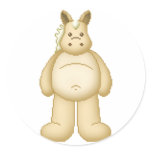 Lura's Critter Plump Horse Stickers
