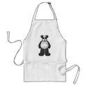 Lura's Critter Plump Panda Bear aprons by LuraDee Lura's Critter Plump Panda Bear aprons