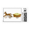 Lura's Horse Trike and Wagon Stamp by LuraDee Lura's Horse Trike and Wagon Stamp
