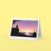 Lura's Lighthouse Note Card by LuraDee Lura's Lighthouse Note Card
