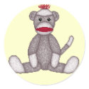 Lura's Sock Monkey Stickers