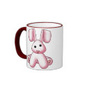 Lura's Stuffed Bunny 4 mugs by LuraDee Lura's Stuffed Bunny 4 mugs