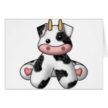 Lura's Stuffed Cow Greeting Cards
