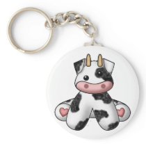 Lura's Stuffed Cow Keychains