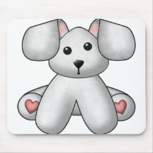 Lura's Stuffed Dog 2 Mouse Mat