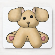 Lura's Stuffed Dog 3 Mouse Pads