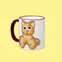 Lura's Stuffed Kitty 3 mugs