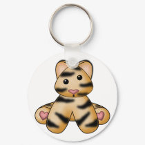 Lura's Stuffed Tiger keychains