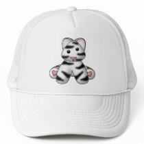 Lura's Stuffed White Tiger hats