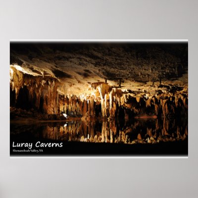 Luray Caverns, Shenandoah Valley Virginia Posters by Akyndplace