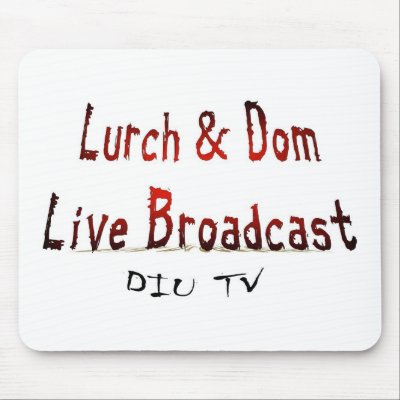 Lurch & Dom Banner Mouse Pad by domsorrentino