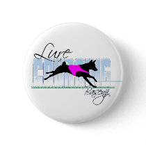 Lure Coursing Basenji Pinback Button