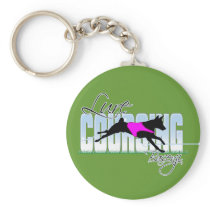 Lure Coursing Basenji Key Chains
