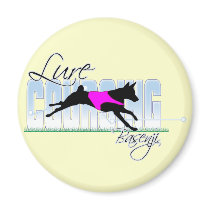 Lure Coursing Basenji Refrigerator Magnets
