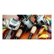 lures photo greeting card