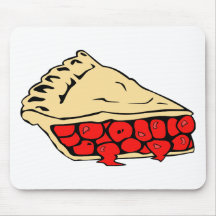 luscious cherry pie mousepads