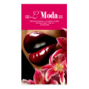 Luscious Lips Beauty Salon & Day Spa business cards by StylishBusinessCards Luscious Lips Beauty Salon & Day Spa business cards