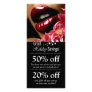 Luscious Lips Coupon Holiday Marketing Customized Rack Card