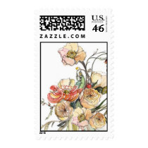Lush Bouquet Postage Stamps
