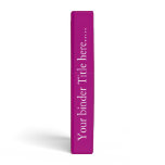 lush brown flowers on retro pink surface 3 ring binders