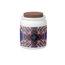 Lush Embroidery Candy Jar