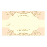 Lush Flourish Place Card blush/gold Business Cards