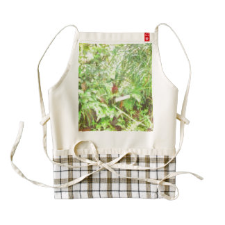 Lush green area zazzle HEART apron