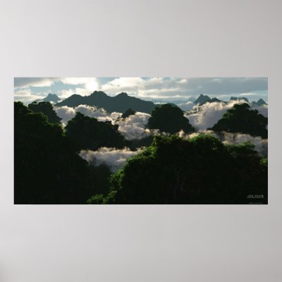 Lush Lands - Extreme Poster by 3dartwork