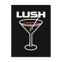 Lush Martini Postcards