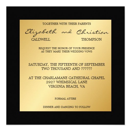 Lush Purple Scallop with Bow  Wedding Invitations