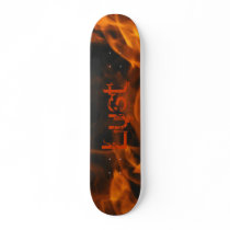 Lust and Flames Custom Skate Board