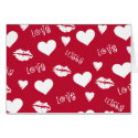 Lusty Love Valentine Greeting Card card