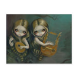 "Lute and Lyre" Postcard