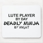 Lute Deadly Ninja by Night Mouse Pad