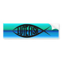 LUTEFISK EMBLEM bumper stickers by bumper2bumper LUTEFISK EMBLEM bumper stickers