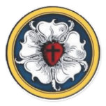 Luther Rose Round Sticker