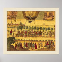 Lutherans Leaving Salzburg 1731 Poster