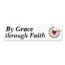Luther's Seal, By Grace, through Faith Bumper Sticker