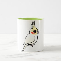 Lutino Cockatiel Coffee Mug