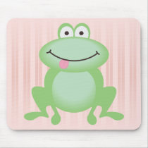 Luttle Green Frog mousepads