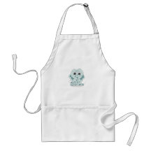 Luv is Like Marshmallows Dgital Art Apron