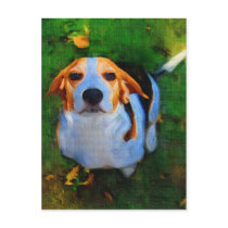 LUV MY BEAGLE postcards by myfunkyart LUV MY BEAGLE postcards