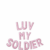 Luv My Soldier tee by SweetKitten embroidered shirts by SweetKitten Luv My Soldier tee by SweetKitten embroidered shirts