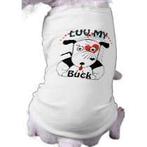 LUV MY Ihr Name des Hundes T-Shirt hundekleidung