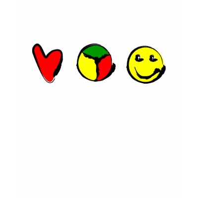 LUV, PEACE & HAPPINESS T SHIRT by PANADUCE