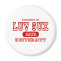 Luv Sux University magnets