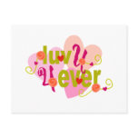 Luv U 4 Ever Valentine Postcards