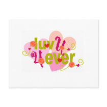 luv u 4ever postcards by partypassion luv u 4ever postcards