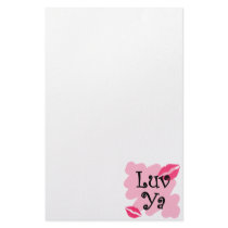 luv ya personalized stationery