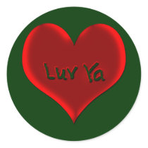 Luv Ya stickers